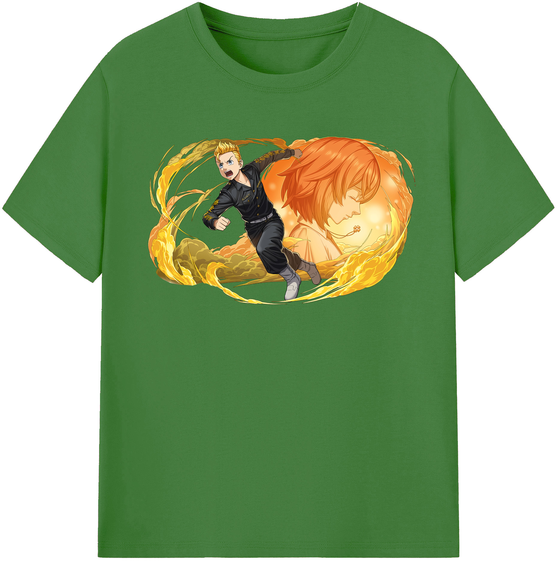 （画像用） 東京リベンジャーズ Tokyo Revengers レディースカジュアルプリントTシャツ（綿100％）